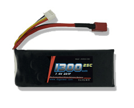 lipo battery 7.4v 1300mah
